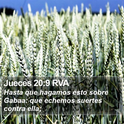 Jueces 20:9 RVA Bible Verse Image