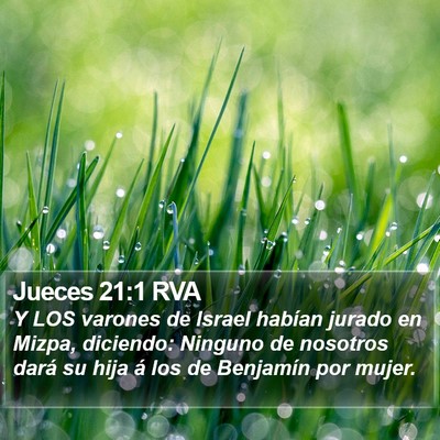 Jueces 21:1 RVA Bible Verse Image