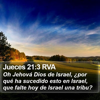Jueces 21:3 RVA Bible Verse Image