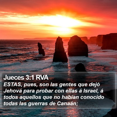 Jueces 3:1 RVA Bible Verse Image