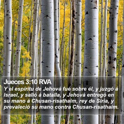 Jueces 3:10 RVA Bible Verse Image