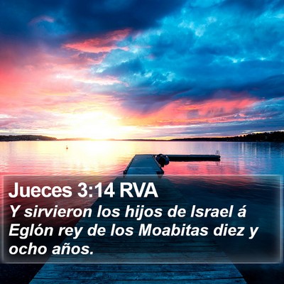 Jueces 3:14 RVA Bible Verse Image