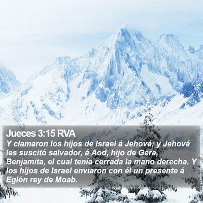 Jueces 3:15 RVA Bible Verse Image