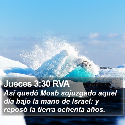 Jueces 3:30 RVA Bible Verse Image