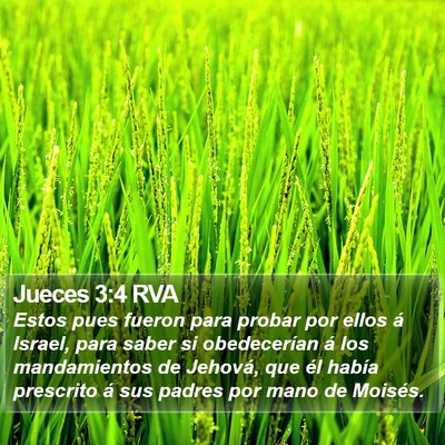 Jueces 3:4 RVA Bible Verse Image