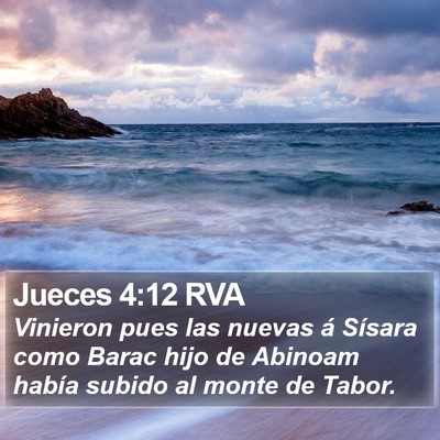 Jueces 4:12 RVA Bible Verse Image