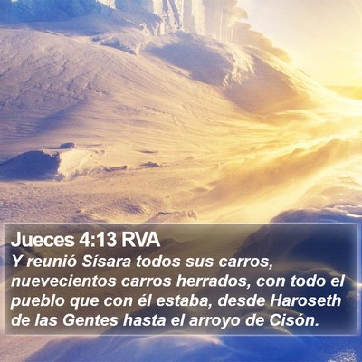 Jueces 4:13 RVA Bible Verse Image
