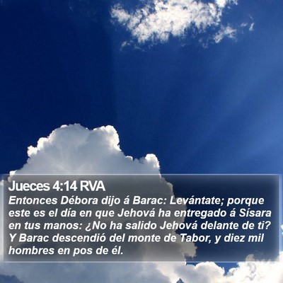 Jueces 4:14 RVA Bible Verse Image