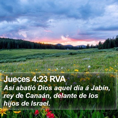 Jueces 4:23 RVA Bible Verse Image