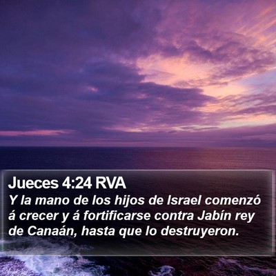 Jueces 4:24 RVA Bible Verse Image