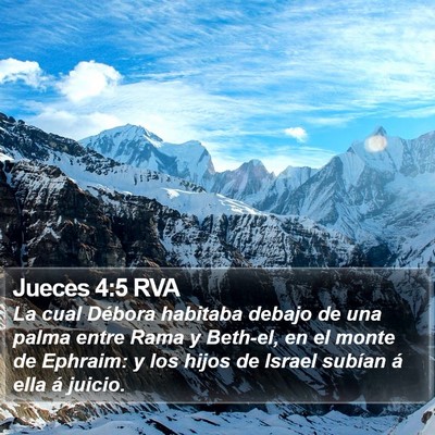 Jueces 4:5 RVA Bible Verse Image