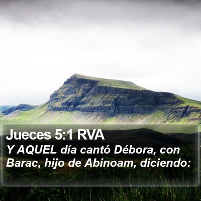 Jueces 5:1 RVA Bible Verse Image