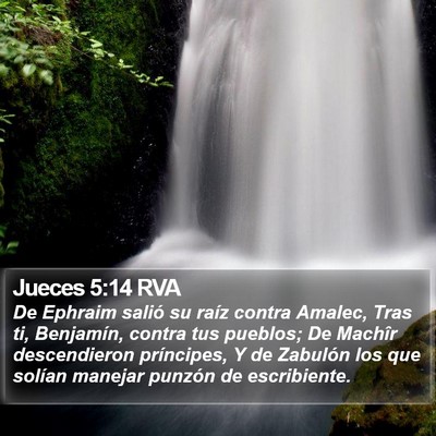 Jueces 5:14 RVA Bible Verse Image