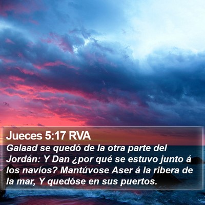 Jueces 5:17 RVA Bible Verse Image