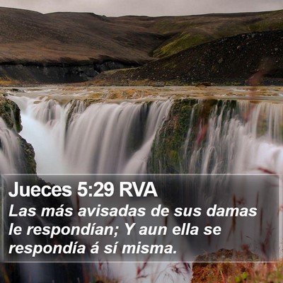 Jueces 5:29 RVA Bible Verse Image