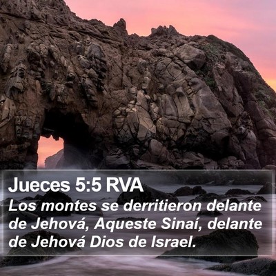 Jueces 5:5 RVA Bible Verse Image