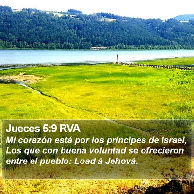 Jueces 5:9 RVA Bible Verse Image