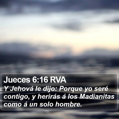 Jueces 6:16 RVA Bible Verse Image