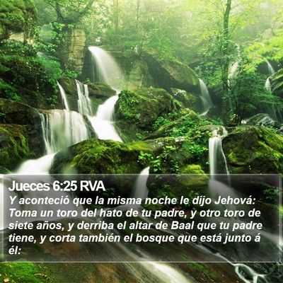 Jueces 6:25 RVA Bible Verse Image