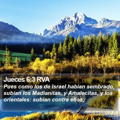 Jueces 6:3 RVA Bible Verse Image