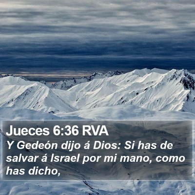 Jueces 6:36 RVA Bible Verse Image