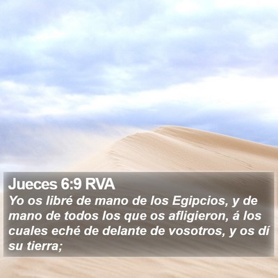 Jueces 6:9 RVA Bible Verse Image