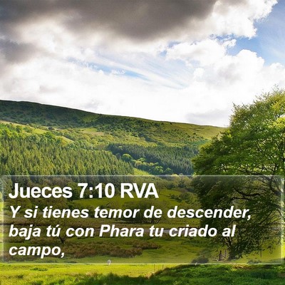 Jueces 7:10 RVA Bible Verse Image