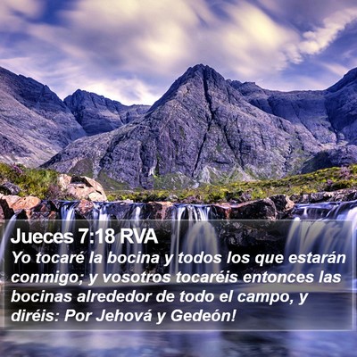 Jueces 7:18 RVA Bible Verse Image
