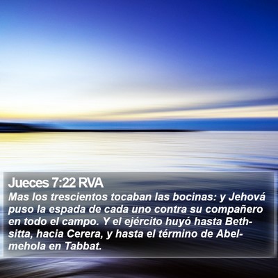 Jueces 7:22 RVA Bible Verse Image