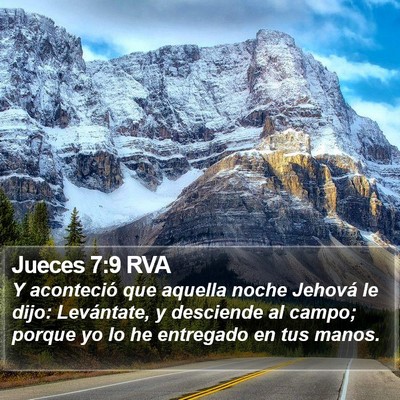 Jueces 7:9 RVA Bible Verse Image