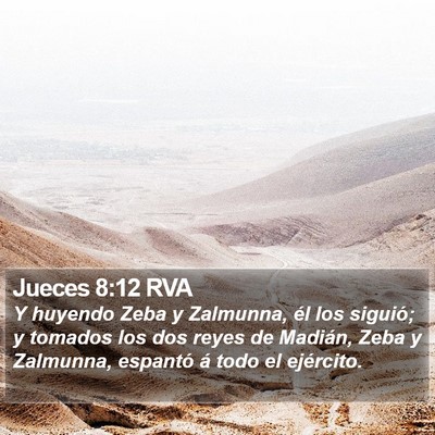 Jueces 8:12 RVA Bible Verse Image