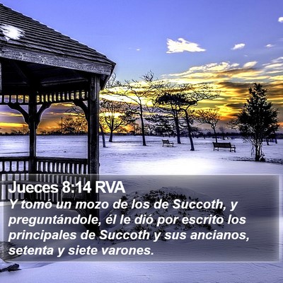 Jueces 8:14 RVA Bible Verse Image