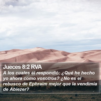 Jueces 8:2 RVA Bible Verse Image