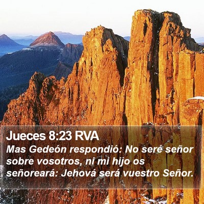 Jueces 8:23 RVA Bible Verse Image