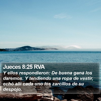 Jueces 8:25 RVA Bible Verse Image