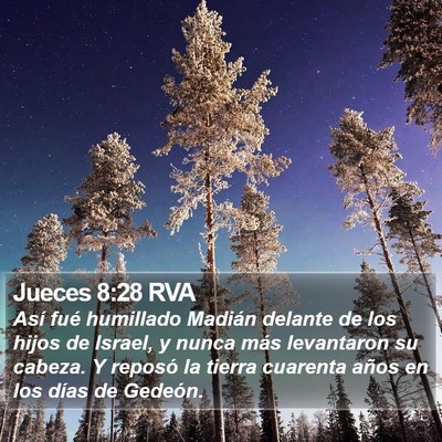 Jueces 8:28 RVA Bible Verse Image