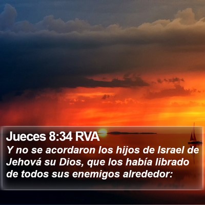 Jueces 8:34 RVA Bible Verse Image