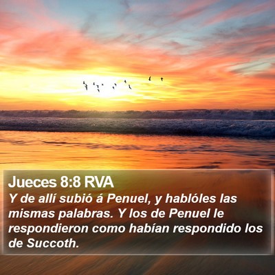 Jueces 8:8 RVA Bible Verse Image