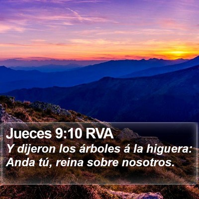 Jueces 9:10 RVA Bible Verse Image