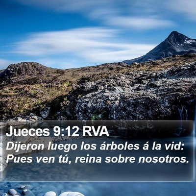 Jueces 9:12 RVA Bible Verse Image