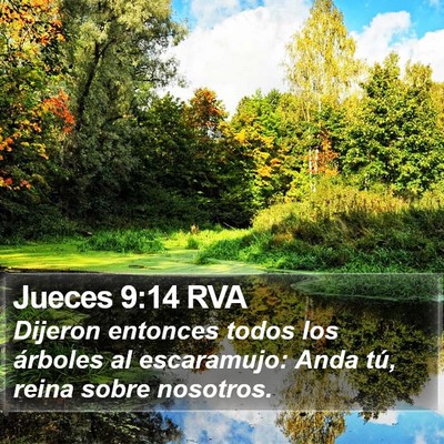 Jueces 9:14 RVA Bible Verse Image
