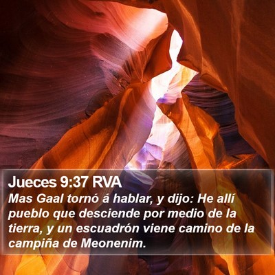 Jueces 9:37 RVA Bible Verse Image