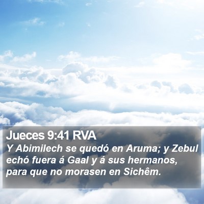 Jueces 9:41 RVA Bible Verse Image