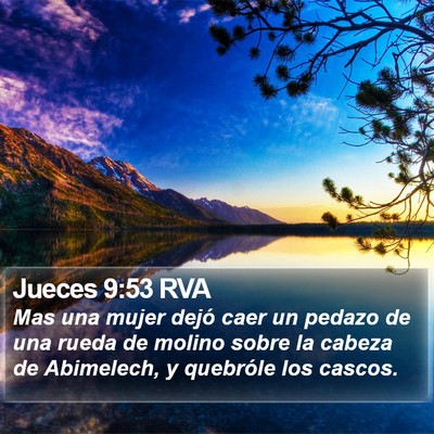 Jueces 9:53 RVA Bible Verse Image