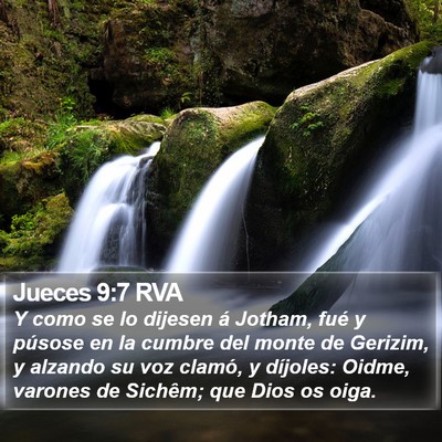 Jueces 9:7 RVA Bible Verse Image