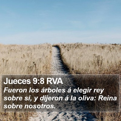 Jueces 9:8 RVA Bible Verse Image