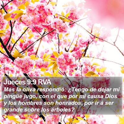 Jueces 9:9 RVA Bible Verse Image