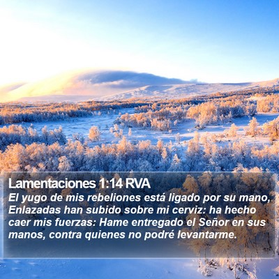 Lamentaciones 1:14 RVA Bible Verse Image