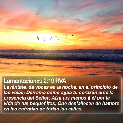 Lamentaciones 2:19 RVA Bible Verse Image