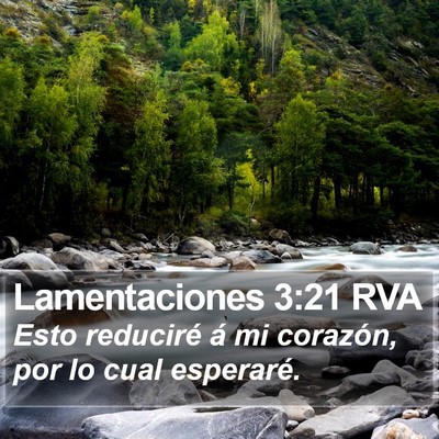 Lamentaciones 3:21 RVA Bible Verse Image